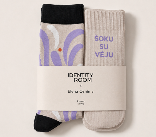 „Šoku su vėju” kojinės